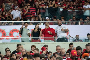 Rio de Janeiro, Rio de Janeiro, Brezilya - 31 Temmuz 2024. Flamengo x Palmeiras Maracana Stadyumu 'nda.                  