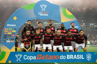 Rio de Janeiro, Rio de Janeiro, Brezilya - 31 Temmuz 2024. Flamengo x Palmeiras Maracana Stadyumu 'nda.                  