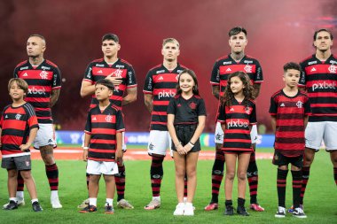 Rio de Janeiro, Rio de Janeiro, Brezilya - 31 Temmuz 2024. Flamengo x Palmeiras Maracana Stadyumu 'nda.                  