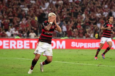 Rio de Janeiro, Rio de Janeiro, Brezilya - 31 Temmuz 2024. Flamengo x Palmeiras Maracana Stadyumu 'nda.                  