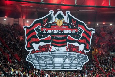 Rio de Janeiro, Rio de Janeiro, Brezilya - 31 Temmuz 2024. Flamengo x Palmeiras Maracana Stadyumu 'nda.                  