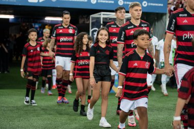 Rio de Janeiro, Rio de Janeiro, Brezilya - 31 Temmuz 2024. Flamengo x Palmeiras Maracana Stadyumu 'nda.                  