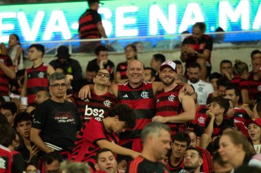 Rio de Janeiro, Rio de Janeiro, Brezilya - 31 Temmuz 2024. Flamengo x Palmeiras Maracana Stadyumu 'nda.                  
