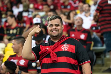 Rio de Janeiro, Rio de Janeiro, Brezilya - 31 Temmuz 2024. Flamengo x Palmeiras Maracana Stadyumu 'nda.                  