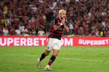 Rio de Janeiro, Rio de Janeiro, Brezilya - 31 Temmuz 2024. Flamengo x Palmeiras Maracana Stadyumu 'nda.                  