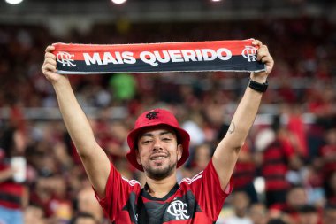 Rio de Janeiro, Rio de Janeiro, Brezilya - 31 Temmuz 2024. Flamengo x Palmeiras Maracana Stadyumu 'nda.                  
