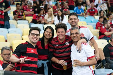 Rio de Janeiro, Rio de Janeiro, Brezilya - 31 Temmuz 2024. Flamengo x Palmeiras Maracana Stadyumu 'nda.                  