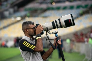Rio de Janeiro, Rio de Janeiro, Brezilya - 31 Temmuz 2024. Flamengo x Palmeiras Maracana Stadyumu 'nda.                  