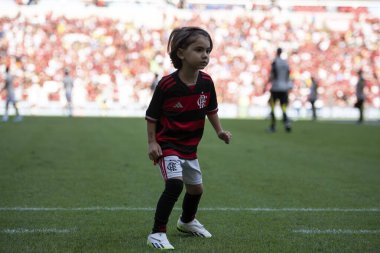 Rio de Janeiro (RJ), 11 / 08 / 2024 - FLAMENGO X PALMEIRAS - Brezilya Şampiyonası için Maracana 'da Flamengo x Palmeiras ile maç          