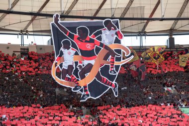 Rio de Janeiro (RJ), 11 / 08 / 2024 - FLAMENGO X PALMEIRAS - Brezilya Şampiyonası için Maracana 'da Flamengo x Palmeiras ile maç          