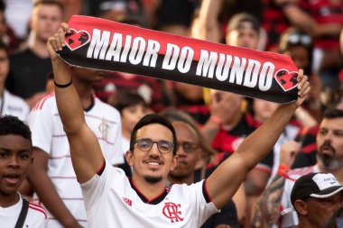 Rio de Janeiro (RJ), 11 / 08 / 2024 - FLAMENGO X PALMEIRAS - Brezilya Şampiyonası için Maracana 'da Flamengo x Palmeiras ile maç          
