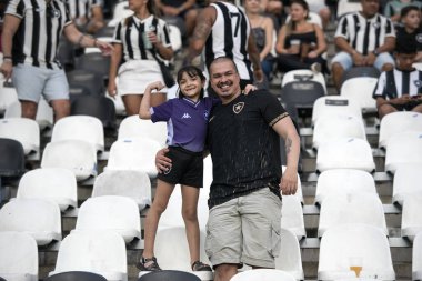 Rio de Janeiro, Rio de Janeiro, Brezilya - 18 Ağustos 2024. Botafogo x Flamengo Nilton Santos Stadyumu - Brezilya Şampiyonası.          