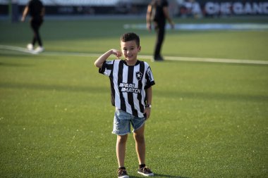 Rio de Janeiro, Rio de Janeiro, Brezilya - 18 Ağustos 2024. Botafogo x Flamengo Nilton Santos Stadyumu - Brezilya Şampiyonası.          