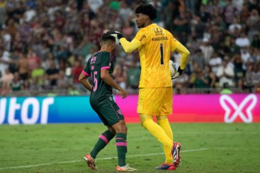 Rio de Janeiro, Rio de Janeiro, Brezilya - 17 Ağustos 2024. Fluminense x Corinthians at Maracan Stadyumu - Brezilya Şampiyonası.                