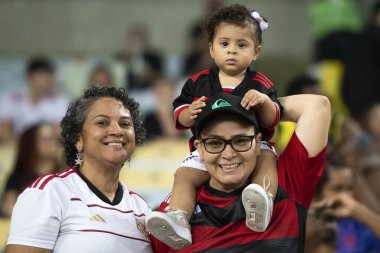 Rio de Janeiro, Rio de Janeiro, Brezilya - 15 Ağustos 2024. Flamengo x Bolivar Maracan Stadyumu - Libertadores.          