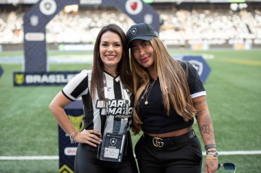 Rio de Janeiro, Rio de Janeiro, Brezilya - 18 Ağustos 2024. Botafogo x Flamengo Nilton Santos Stadyumu - Brezilya Şampiyonası.          