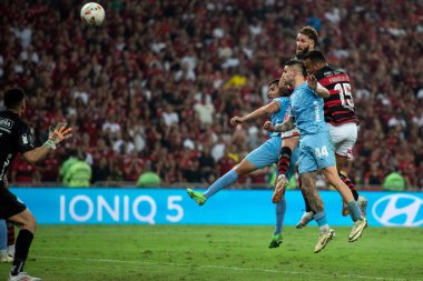 Rio de Janeiro, Rio de Janeiro, Brezilya - 15 Ağustos 2024. Flamengo x Bolivar Maracan Stadyumu - Libertadores.          