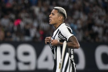 Rio de Janeiro, Rio de Janeiro, Brezilya - 18 Ağustos 2024. Botafogo x Flamengo Nilton Santos Stadyumu - Brezilya Şampiyonası.          