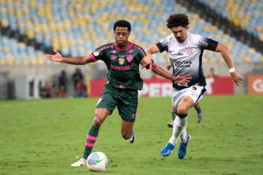 Rio de Janeiro, Rio de Janeiro, Brezilya - 17 Ağustos 2024. Fluminense x Corinthians at Maracan Stadyumu - Brezilya Şampiyonası.                