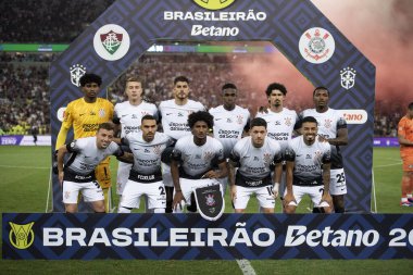 Rio de Janeiro, Rio de Janeiro, Brezilya - 17 Ağustos 2024. Fluminense x Corinthians at Maracan Stadyumu - Brezilya Şampiyonası.                