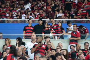 Rio de Janeiro, Rio de Janeiro, Brezilya - 15 Ağustos 2024. Flamengo x Bolivar Maracan Stadyumu - Libertadores.          