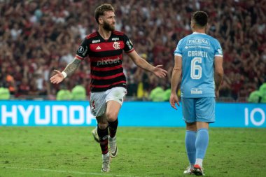 Rio de Janeiro, Rio de Janeiro, Brezilya - 15 Ağustos 2024. Flamengo x Bolivar Maracan Stadyumu - Libertadores.          