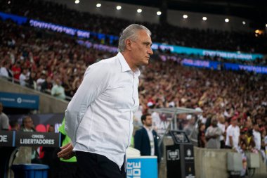 Rio de Janeiro, Rio de Janeiro, Brezilya - 15 Ağustos 2024. Flamengo x Bolivar Maracan Stadyumu - Libertadores.          