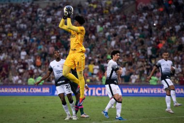 Rio de Janeiro, Rio de Janeiro, Brezilya - 17 Ağustos 2024. Fluminense x Corinthians at Maracan Stadyumu - Brezilya Şampiyonası.                