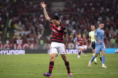 Rio de Janeiro, Rio de Janeiro, Brezilya - 15 Ağustos 2024. Flamengo x Bolivar Maracan Stadyumu - Libertadores.          