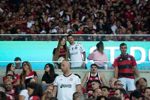 Rio de Janeiro, Rio de Janeiro, Brezilya - 15 Ağustos 2024. Flamengo x Bolivar Maracan Stadyumu - Libertadores.          