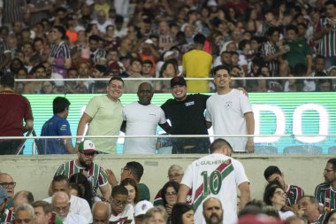 Rio de Janeiro, Rio de Janeiro, Brezilya - 20 Ağustos 2024. Fluminense x Gremio Maracana Stadyumu - Libertadores.          