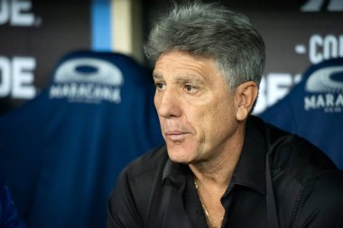 Rio de Janeiro, Rio de Janeiro, Brezilya - 20 Ağustos 2024. Fluminense x Gremio Maracana Stadyumu - Libertadores.          