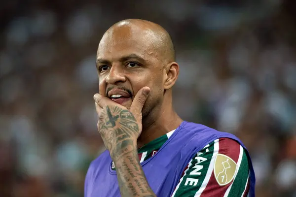 Rio de Janeiro, Rio de Janeiro, Brezilya - 20 Ağustos 2024. Fluminense x Gremio Maracana Stadyumu - Libertadores.          