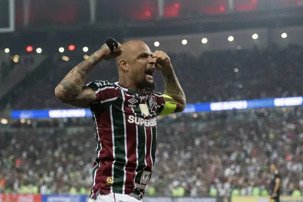 Rio de Janeiro, Rio de Janeiro, Brezilya - 20 Ağustos 2024. Fluminense x Gremio Maracana Stadyumu - Libertadores.          