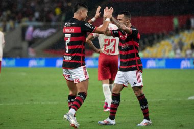 Rio de Janeiro (RJ), 25 / 08 / 2024 - FLAMENGO X RB BRAGANTINO - Brezilya Maracan Şampiyonası için Flamengo x RB Bragantino arasındaki maç.                  