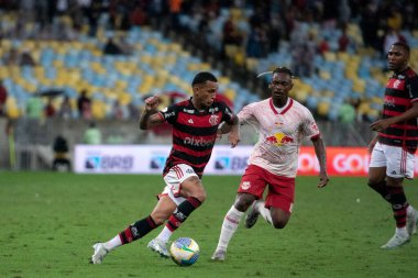 Rio de Janeiro (RJ), 25 / 08 / 2024 - FLAMENGO X RB BRAGANTINO - Brezilya Maracan Şampiyonası için Flamengo x RB Bragantino arasındaki maç.              