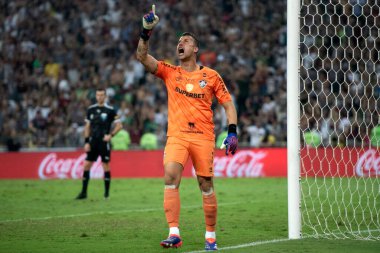 Rio de Janeiro, Rio de Janeiro, Brezilya - 20 Ağustos 2024. Fluminense x Gremio Maracana Stadyumu - Libertadores.                   