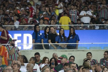 Rio de Janeiro, Rio de Janeiro, Brezilya - 20 Ağustos 2024. Fluminense x Gremio Maracana Stadyumu - Libertadores.                   