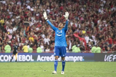 Rio de Janeiro (RJ), 24 / 08 / 2024 - FLAMENGO x OLYMPIACOS - Maracan 'daki Flamengo x Olympiacos maçı, Kıtalararası Alt- 20 finalinin finali.                         