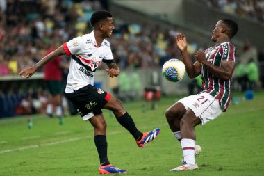 Rio de Janeiro (RJ), 01/09/2024 - FLUMINENSE X SAO PAULO - Match between Fluminense and Sao Paulo for the Brazilian Championship at Maracana.                 clipart