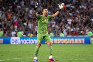 Rio de Janeiro (RJ), 01 / 09 / 2024 - FLUMINENSE X SAO PAULO - Brezilya Maracana Şampiyonası için Fluminense ve Sao Paulo arasında maç.                