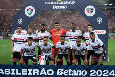 Rio de Janeiro (RJ), 01 / 09 / 2024 - FLUMINENSE X SAO PAULO - Brezilya Maracana Şampiyonası için Fluminense ve Sao Paulo arasında maç.                