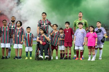 Rio de Janeiro (RJ), 01 / 09 / 2024 - FLUMINENSE X SAO PAULO - Brezilya Maracana Şampiyonası için Fluminense ve Sao Paulo arasında maç.                
