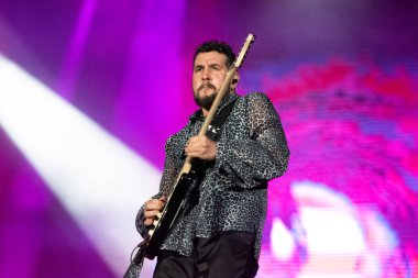 Rio de Janeiro, Rio de Janeiro, Brezilya - 11 Eylül 2024. Rio 2024 Rock Rock Rock Rock Rock testi Rock City.               