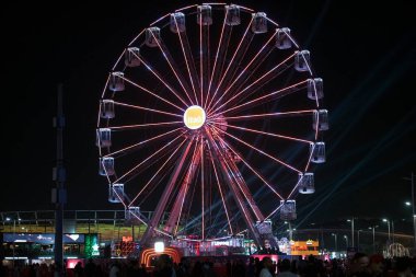 Rio de Janeiro, Rio de Janeiro, Brezilya - 11 Eylül 2024. Rio 2024 Rock Rock Rock Rock Rock testi Rock City.               