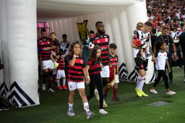 Rio de Janeiro (RJ), 15 / 09 / 2024 - FLAMENGO X VASCO - Brezilya Maracan Şampiyonası için Flamengo x Vasco ile maç.        