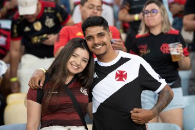 Rio de Janeiro (RJ), 15 / 09 / 2024 - FLAMENGO X VASCO - Brezilya Maracan Şampiyonası için Flamengo x Vasco ile maç.        