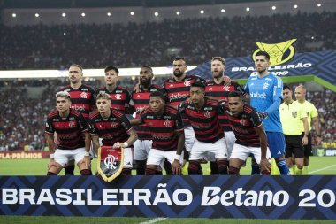 Rio de Janeiro (RJ), 15 / 09 / 2024 - FLAMENGO X VASCO - Brezilya Maracan Şampiyonası için Flamengo x Vasco ile maç.        