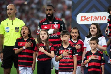 Rio de Janeiro (RJ), 15 / 09 / 2024 - FLAMENGO X VASCO - Brezilya Maracan Şampiyonası için Flamengo x Vasco ile maç.        