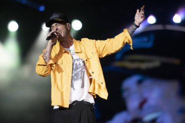 Rio de Janeiro, Rio de Janeiro, Brazil - September 14, 2024: Second day of Rock in Rio 2024 in the city of Rock.                    